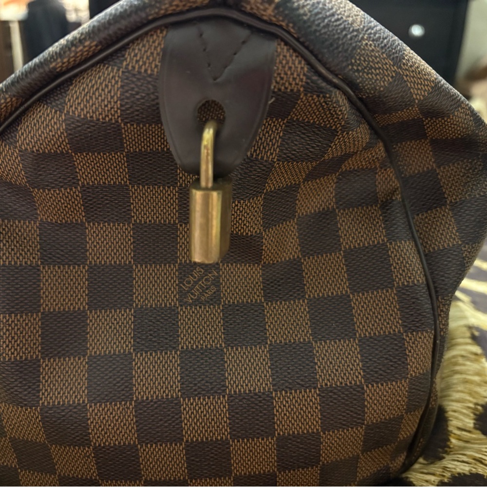 100 % authentic Louis Vuitton Speedy 30 Checkered Brown Handbag - Picture 3 of 8